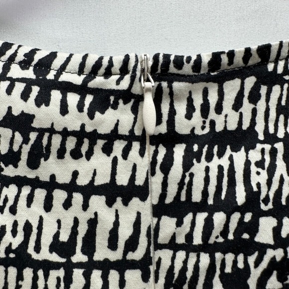 Marimekko AADI Dress Size EU 34 US Small Black Cream Print Cotton Blend - Picture 4 of 8